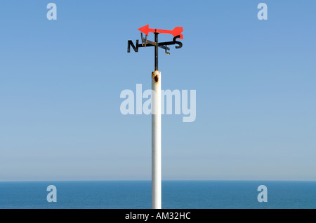 Wetterfahne, overstrand, North Norfolk, England Stockfoto