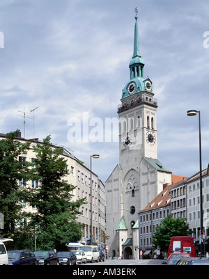 Str. Peters Kirche, Aussichtsturm, München, Bayern, Deutschland Stockfoto