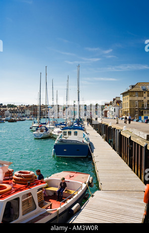 Weymouth Hafen von Weymouth, Dorset, Großbritannien Stockfoto