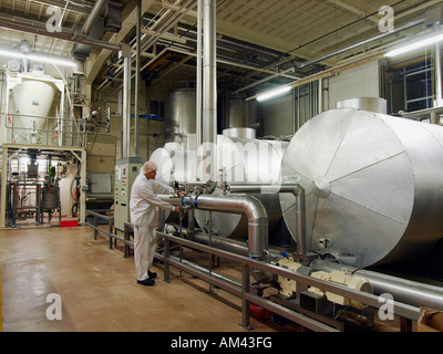 Candy Factory mit Tanks für glucosesirup Breda Niederlande Stockfoto