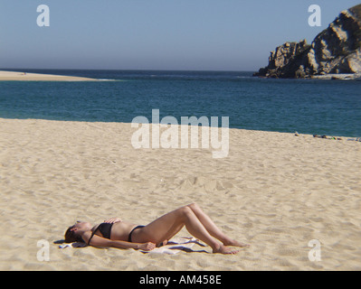 Oaxaca Huatulco Maguey Strand Mexiko Stockfoto