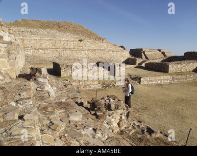 Mt Alban Oaxaca Mexico Stockfoto