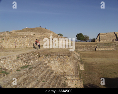 Mt Alban Oaxaca Mexico Stockfoto