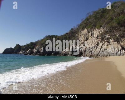 Oaxaca Huatulco Maguey Strand Mexiko Stockfoto