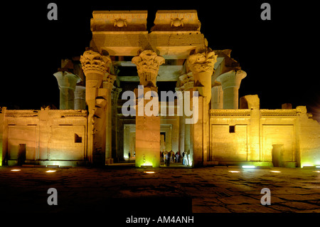 Kom Ombo Tempel von Sobek und Haroeris Ägypten in Nordafrika Stockfoto