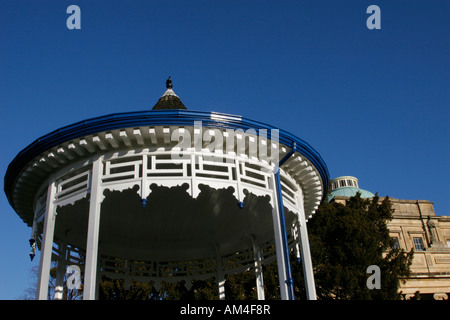 Pittville Pump Room und Musikpavillon im Pittville Park, Cheltenham, Großbritannien Stockfoto