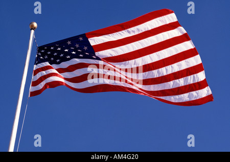 Amerikanische Flagge, USA Stockfoto