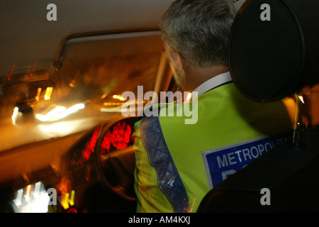 Britischen Metropolitan Verkehrspolizei Stockfoto