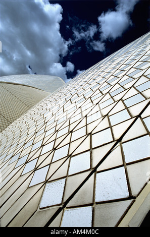 Opera House, Sydney. Detail der Fassade. Stockfoto