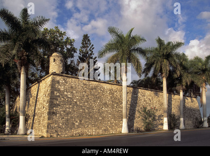 Baluarte de Santiago Bastion in Campeche, Halbinsel Yucatan, Mexiko Stockfoto