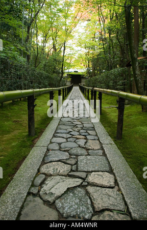 Weg zum Zen-Garten Kyoto Japan Stockfoto