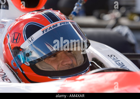 Helio Castroneves in der Indycar 200 in Mid-Ohio, 2007 Stockfoto