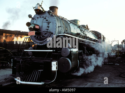 alte antike Dampfzug Stockfoto