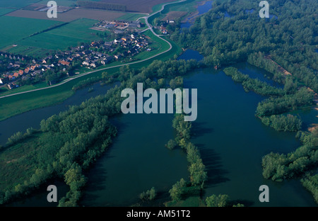 Naturschutzgebiet Millingerwaard und Kekerdom Stockfoto