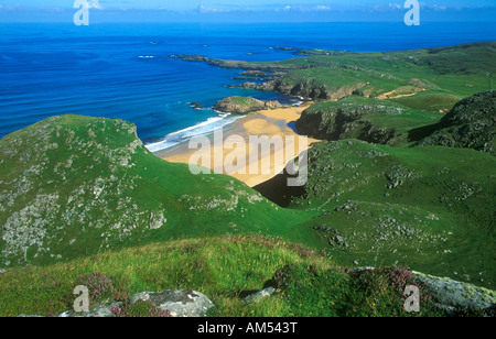 Strand in der Nähe von Melmore Head im County Donegal in Irland Stockfoto