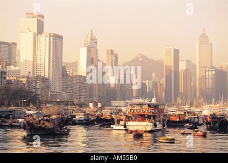 Causeway Bay Typhoon Shelter, Hong Kong Stockfoto