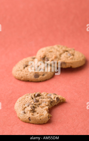 Nahaufnahme von drei Kekse Stockfoto