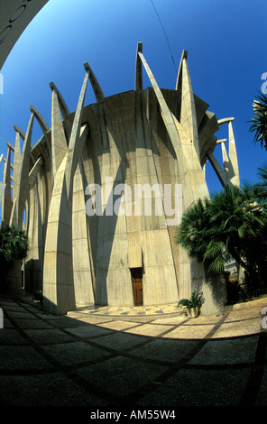 Javea Iglesia Santa Maria de Loreto Stockfoto