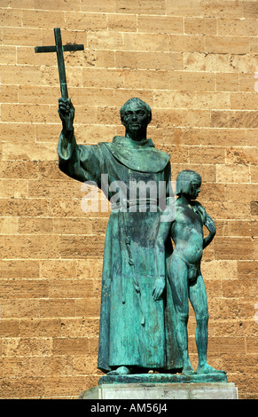 Palma de Mallorca Fray Junipero Serra Evangelist von Kalifornien im Convent de Sant Francesc Stockfoto