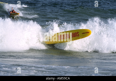 East Hampton NY 071901 Rettungsschwimmer Turnier am Hauptstrand in East Hampton NY Gordon M Grant Foto Stockfoto