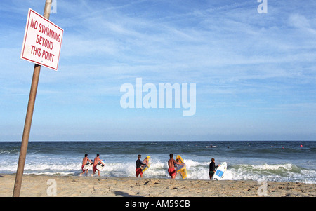 East Hampton NY 071901 Rettungsschwimmer Turnier am Hauptstrand in East Hampton NY Gordon M Grant Foto Stockfoto