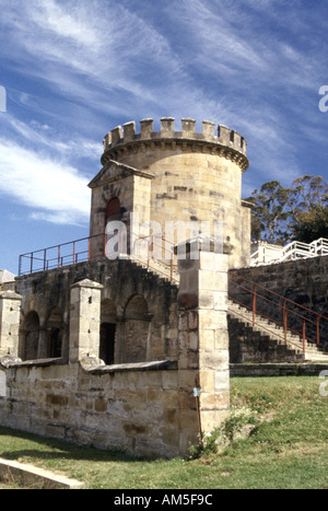 Guard Tower Port Arthur Historic Site Tasmanien Australien Stockfoto