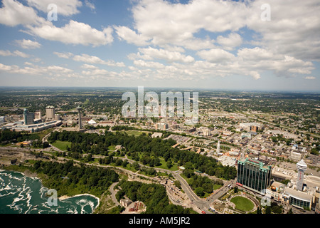 Niagarafälle Aerial kanadische Seite Stockfoto
