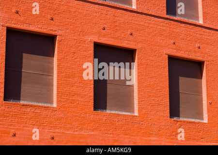 Aus rote Backstein Lager Seattle Stockfoto