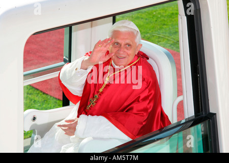 Papstbesuch von Benedikt XVI., Altötting, Bayern, Deutschland Stockfoto