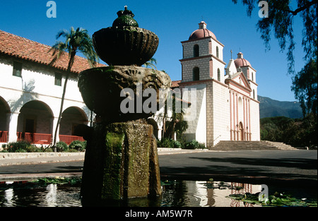 Mission Santa Barbara, Santa Barbara, Kalifornien, USA Stockfoto