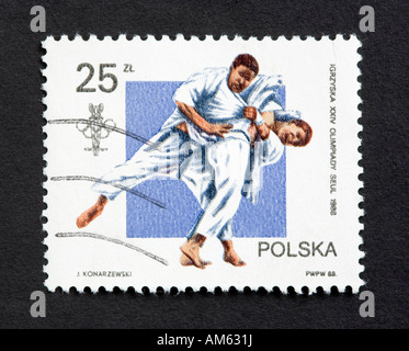 Polnische Briefmarke Stockfoto