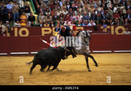 Jerez De La Frontera Fermin Bohorquez Platzierung bandarillas Stockfoto