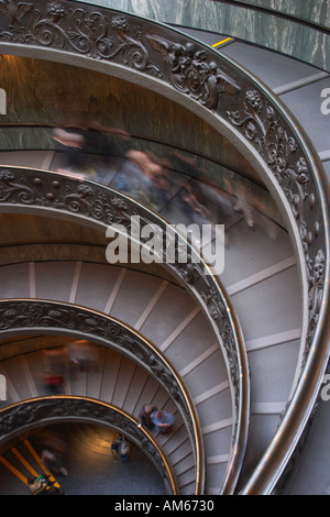 Die Simonetti Treppe. Vatikanischen Museen, Rom, Latium, Italien.