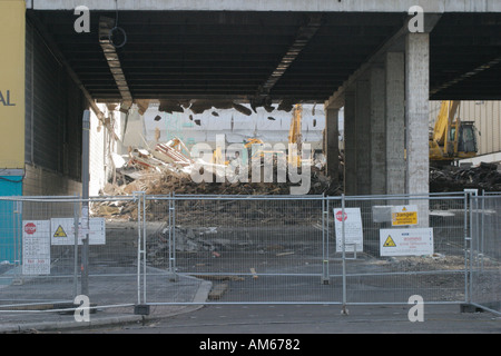 Abriss und Neubau arbeiten an Teil von Manchester Arndale Centre Stockfoto