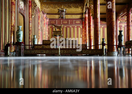 Palace Kaiserstadt Hue asiatische Asien Zitadelle Stockfoto