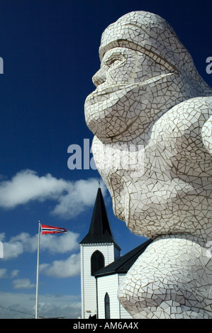 Die Antarktis 100 Memorial, Cardiff Bay Stockfoto