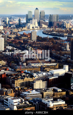 Ansicht von London aus dem obersten Stockwerk des Gebäudes Gherkin. Bild von Patrick Steel patricksteel Stockfoto