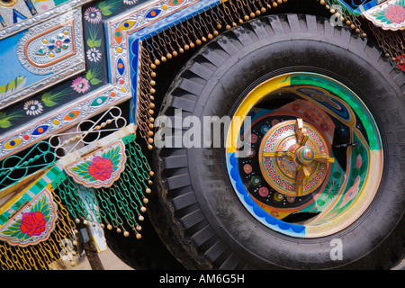 Malte pakistanischen LKW am Smithsonian Folklife Festival 2007 Stockfoto