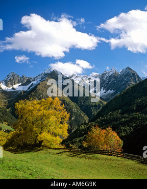 Kaunertal im Herbst, Kaunergrat, Ötztaler Alpen, Tirol, Österreich Stockfoto