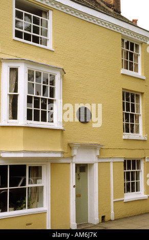 Winchester College Street Austens Austen Haus Stockfoto