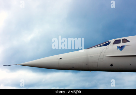 Concord im Duxford Air Museum Stockfoto