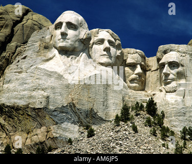 USA - SOUTH DAKOTA: Mount Rushmore National Memorial Stockfoto