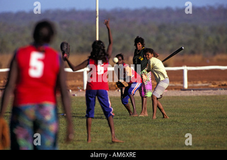 Aborigines Sport Karneval Outback Australien Stockfoto