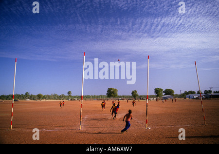 Outback Australien Aborigines Sport Karneval Stockfoto