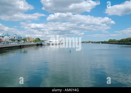 Manhattan Beach Sheepshead Bay Brooklyn waterfront Stockfoto