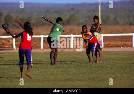 Aborigines Sport Karneval Outback Australien Stockfoto