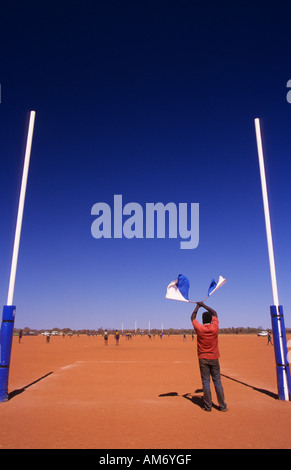 Outback Australien Aborigines Sport Karneval Stockfoto