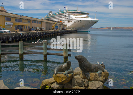 Der Luxusliner Sun Princess an den Docks in Hobart Tasmanien Australien Stockfoto