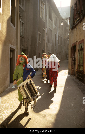 Fasnacht, Karneval, Basel, Schweiz Stockfoto