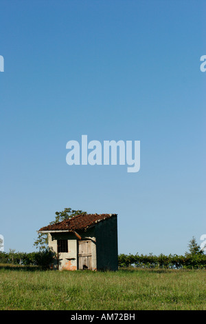 Box für Werkzeuge auf dem Lande Stockfoto